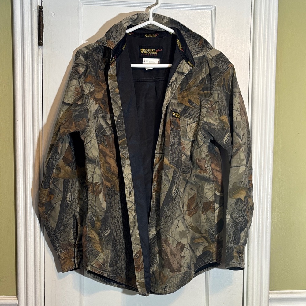 Men's Camo Outdoor Shirt Jacket